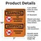 Signmission No Swimming Allowed Bilingual, 7 in W x Rectangle, Aluminum OS-2PACK-WS-A-710-L-12718 - alternate 3